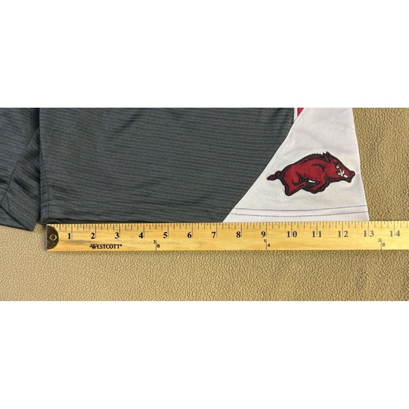 Arkansas Razorbacks Shorts Pockets Gray Colosseum Athletics Men XLarge - Picture 4 of 13
